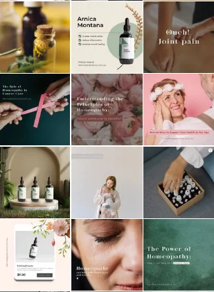 create instagram business page for Kennedys botany