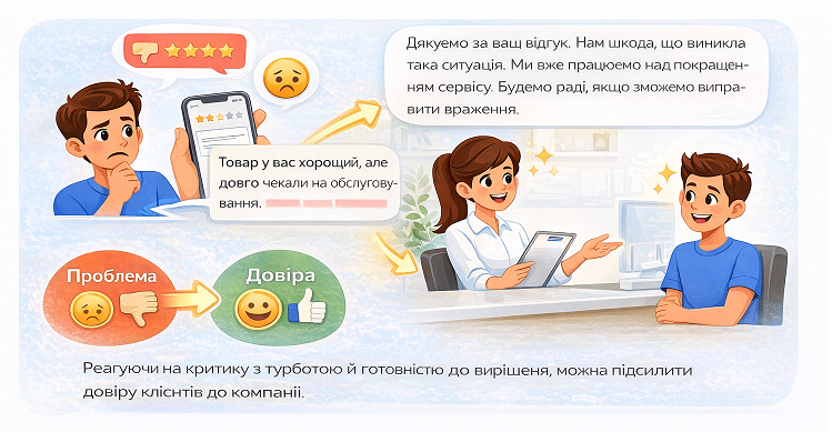 Робота з негативними відгуками