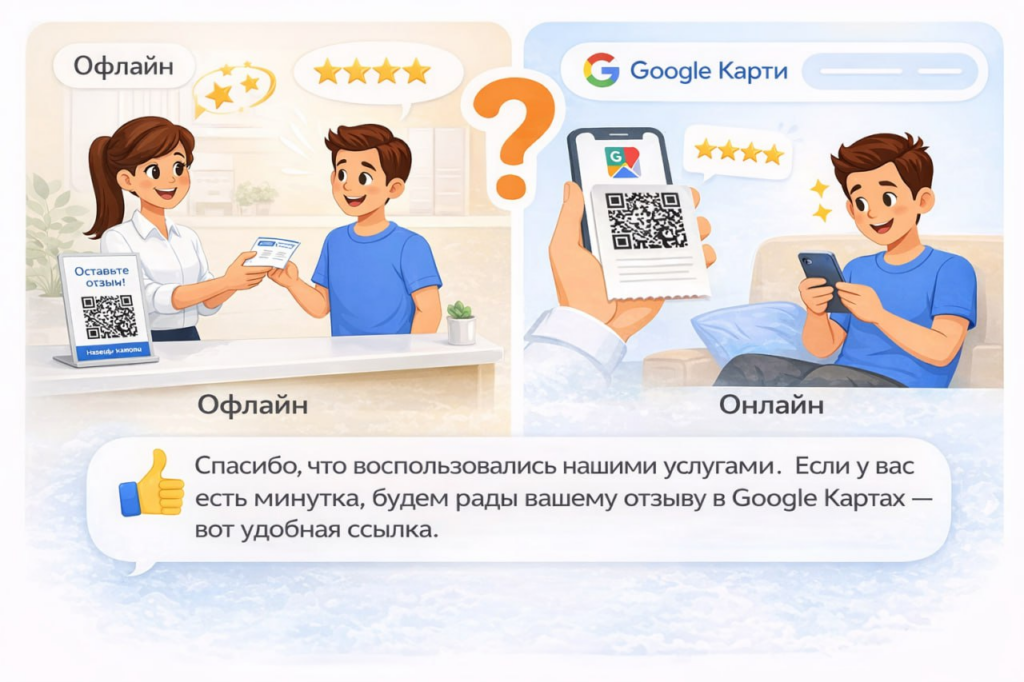 отзывы на Google Картах